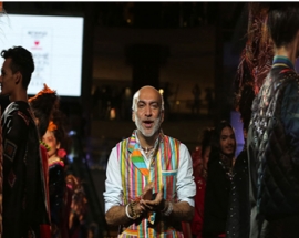 Designer Manish Arora recreates a magical rainbow at Lakmé Fashion Week.