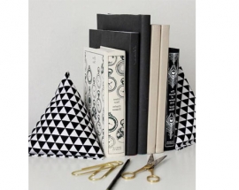 Cloth Pyramid-Style Book-ends