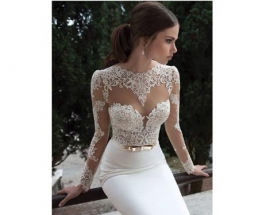 20 Lace Wedding Dresses That Are Anything But Staid