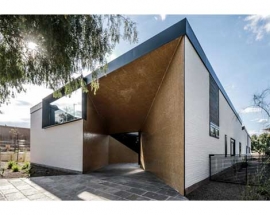 Modernistic Cube-Shaped House