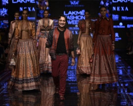 Designer Rajdeep Ranawat Showcased At Lakme Fashion Week WF 2019