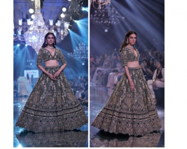 The B-Town beauty, Aditi Rao Hydari looked like a dream featured in KALKI Fashion unveiling its Mehrang Collection!
