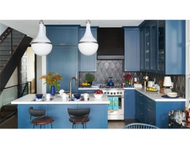 MOST COMFORTING BLUE KITCHENS WE`VE EVER SEEN
