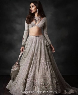 Veils, plunging necklines, tassels: Shraddha Kapoor looks ethereal in Falguni Shane Peacock bridalwear, sets the tone for upcoming wedding and festive season