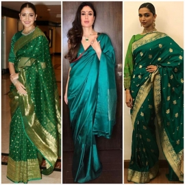 Deepika Padukone to Alia Bhatt: Royal green saris to take inspiration from for a summer wedding
