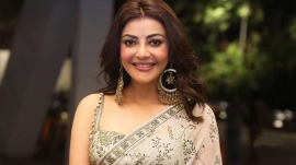 Kajal Aggarwal`s pearl and olive green sari is our pick of the week