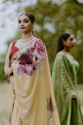 From pastel hues to lightweight fabrics: Here are some summer sari trends for 2021