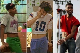Crop tops for men are having a moment