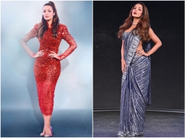 Malaika Arora looks ravishing in a red Atelier Zuhra dress