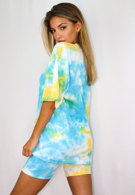 Are Tie-dye co-ords becoming a celeb loungewear fashion trend?