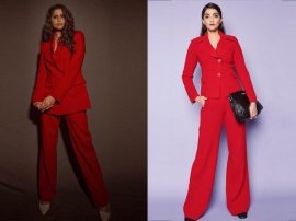 Bhumi Pednekar to Alia Bhatt-Sara Ali Khan, BTown divas are fans of red pantsuit