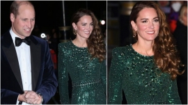 Kate Middleton puts on a dazzling display in a sequined gown