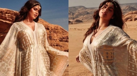 Janhvi Kapoor exudes oomph in a kaftan