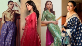 From Kajol to Sara Ali Khan: Bollywood divas stun in brocade ensembles