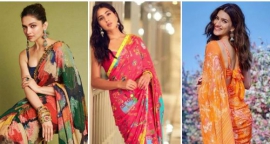Deepika Padukone, Sara Ali Khan to Kriti Sanon: 6 stellar ways to go bright in saree this festive month