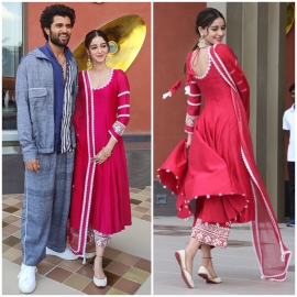 Ananya Panday in a Devnaagri anarkali suit is all desi and divine; Yay or Nay?