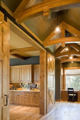Have an Open Kitchen That Can Be Closed Off Too