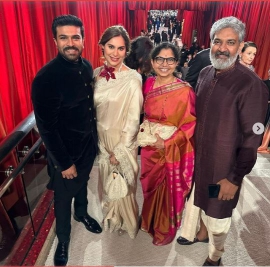 Jr NTR, Ram Charan and SS Rajamouli: Here`s what the winning `Team RRR` wore to the Oscars 2023