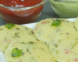 पनीर इडली झटपट बनायें- Instant Paneer Idli - Quick Paneer Veg Idli