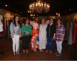 Ace Designer MONAZ Showcased its SS 18` collection at Jhelum Store, Mumbai