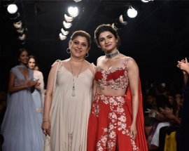Prachi Desai Dazzles on the Runway in `Julie` By Julie Shah at Lakme Fashion Week W|F 18 Mumbai, August 2018