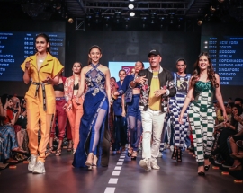 Actor Rakul Preet Singh walks the ramp for ACE designer Narendra Kumar and leading luggage brand