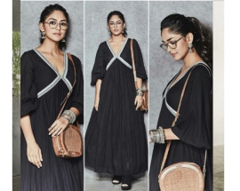 Mrunal Thakur in Rishi and Soujit Outfit !