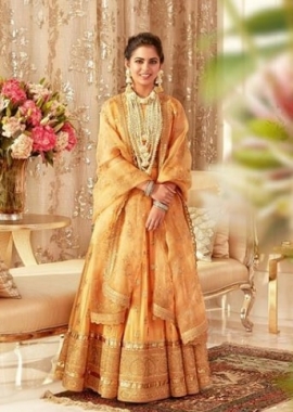 Weddings to conferences: Here are moments when Isha Ambani aced Sabyasachi outfits