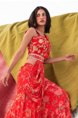 From jumpsuit to palazzo—all the saris hybrids to add to your festive wardrobe now