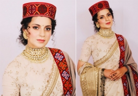 How to wear a sari in winter