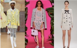 Runway to Retail: The bouclé or tweed micro suit
