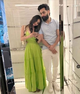 Mouni Roy wears an easy breezy lime green cut-out dress on a romantic dinner and it’s all things sexy