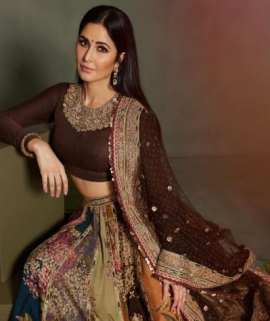 Exploring Katrina Kaif`s love affair with Sabyasachi lehengas