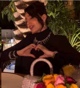 Birthday girl Nora Fatehi’s Rs 3.65 lac silver crystal-embellished Balenciaga bag has us day-dreaming