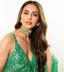 Bride-to-be Rakul Preet Singh’s Rs 1,28,000 green sharara suit with mirror work screams wedding guest style