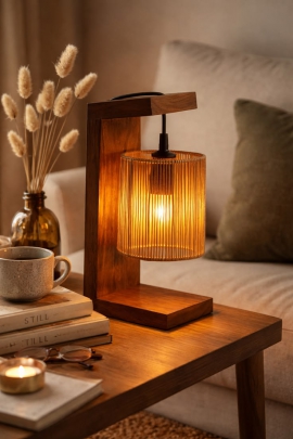 Table lamps are no longer just light sources; they are treated as sculptural art pieces that anchor a room`s aesthetic. In line with the 2026 interior trends of 